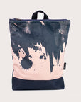 Watercolor Backpack in Pink and Navy