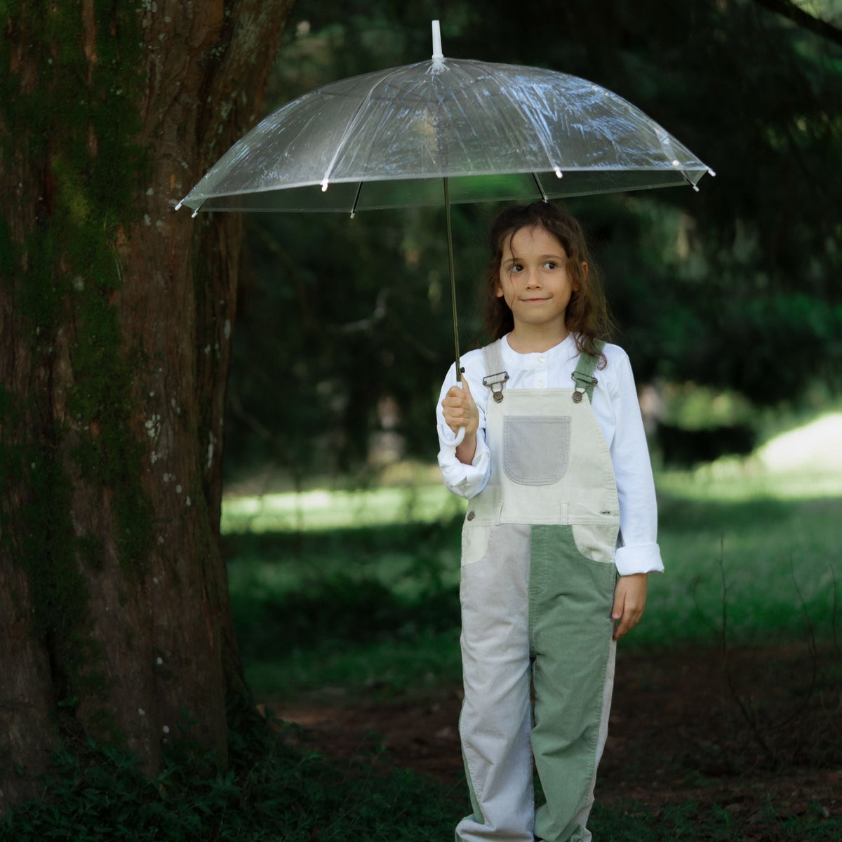 Waterlilies Patchwork Corduroy Dungarees