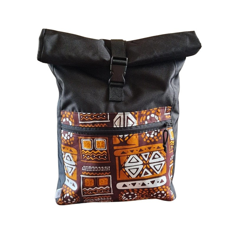 Waterproof Rolltop Backpack Vibrant Orange