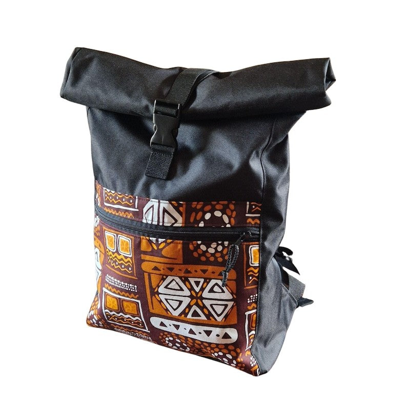 Waterproof Rolltop Backpack Vibrant Orange