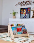 Wave Design Montessori Bookshelf / Medium Size-1