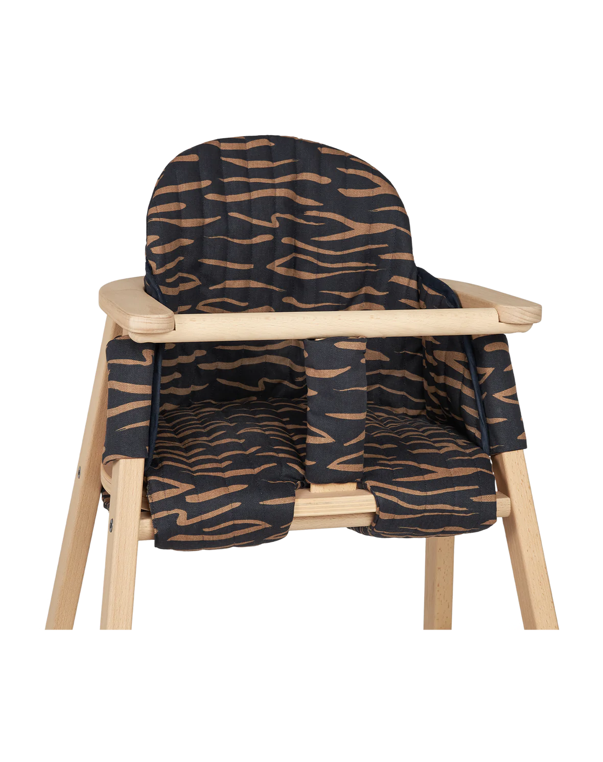 Growing Green Evolving 3 in 1 High Chair Cushion Cover, premium organic quilted cotton, stylish prints, sturdy zips, Nobodinoz design by Ella James at brixbailey.com
