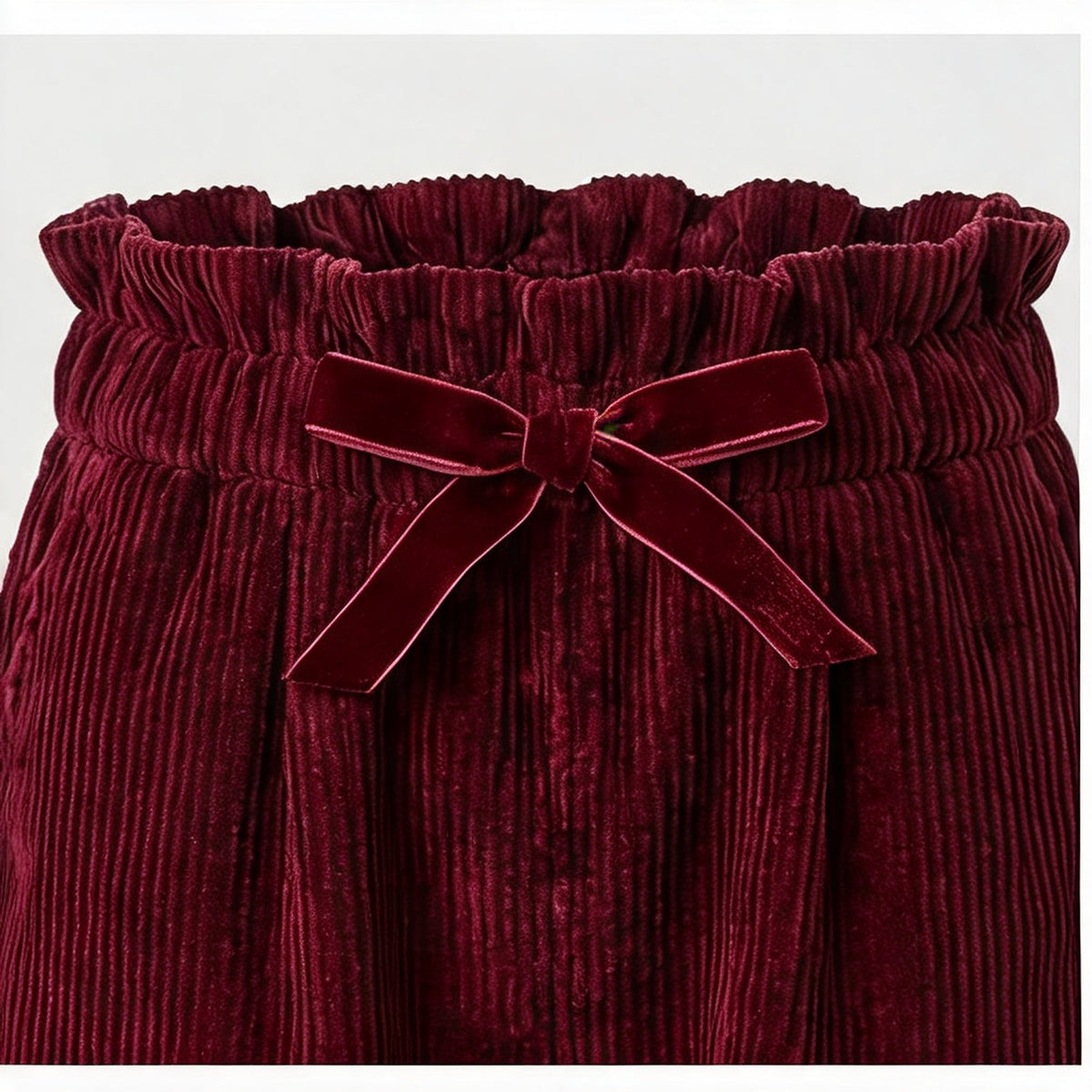 Robin Needlecord Trousers — Burgundy | PREORDER