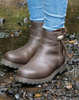 Hudson Ankle Boots in Chocolate