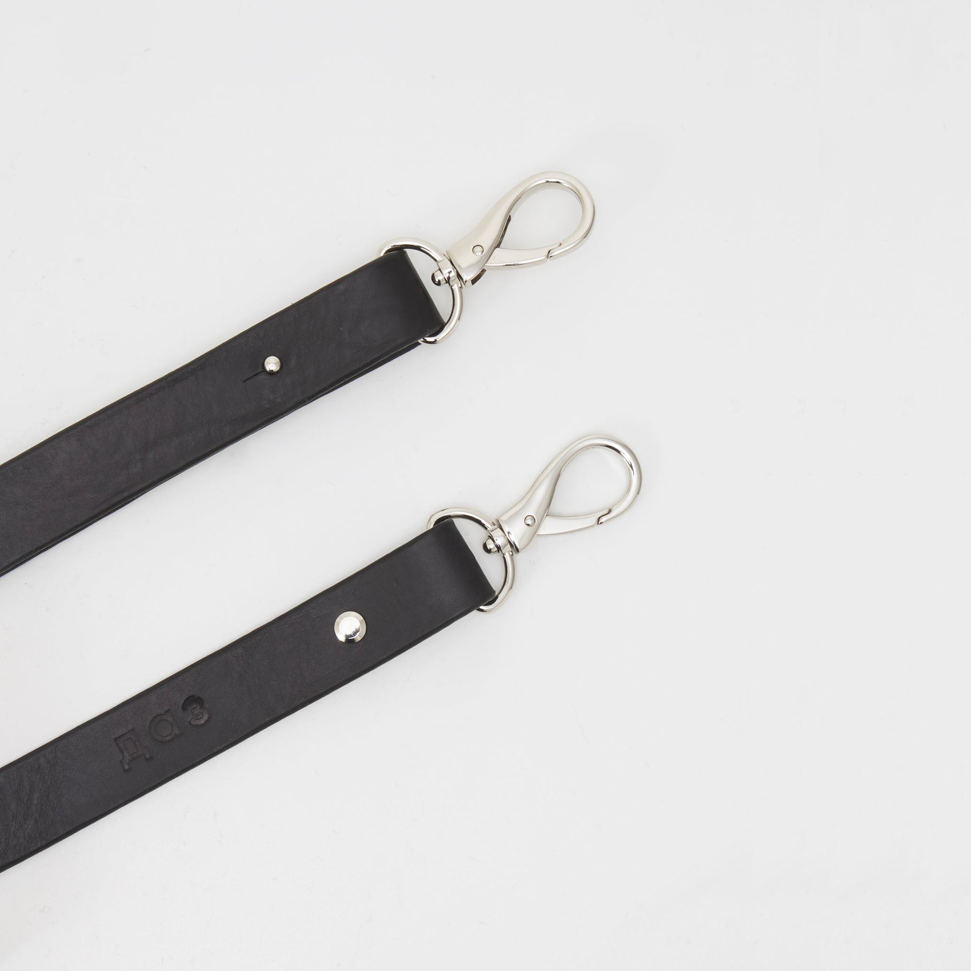 Handmade Black Leather Envelope Bag