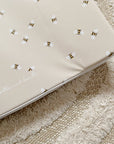 Anti-Roll Wedge Changing Mat - Bee Print