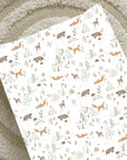 Anti-Roll Wedge Baby Changing Mat - Woodland Animals
