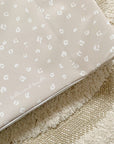 Anti-Roll Wedge Baby Changing Mat - Sand Animal Print