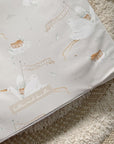 Anti-Roll Wedge Baby Changing Mat - Welcome Baby Print