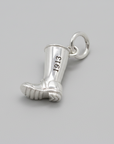 Welly Boot Personalised Silver Charm