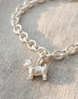 West Highland Terrier Silver Dog Charm