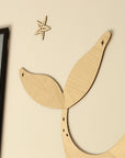Wooden Wall Decoration - Whale