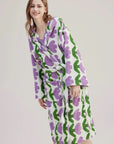 Whimsical Tulip Hooded Bath Robe - 100% Organic Long-stapled Cotton-4