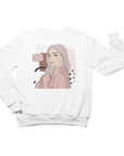 Unisex Crewneck Sweatshirt with Whisperer Illustration