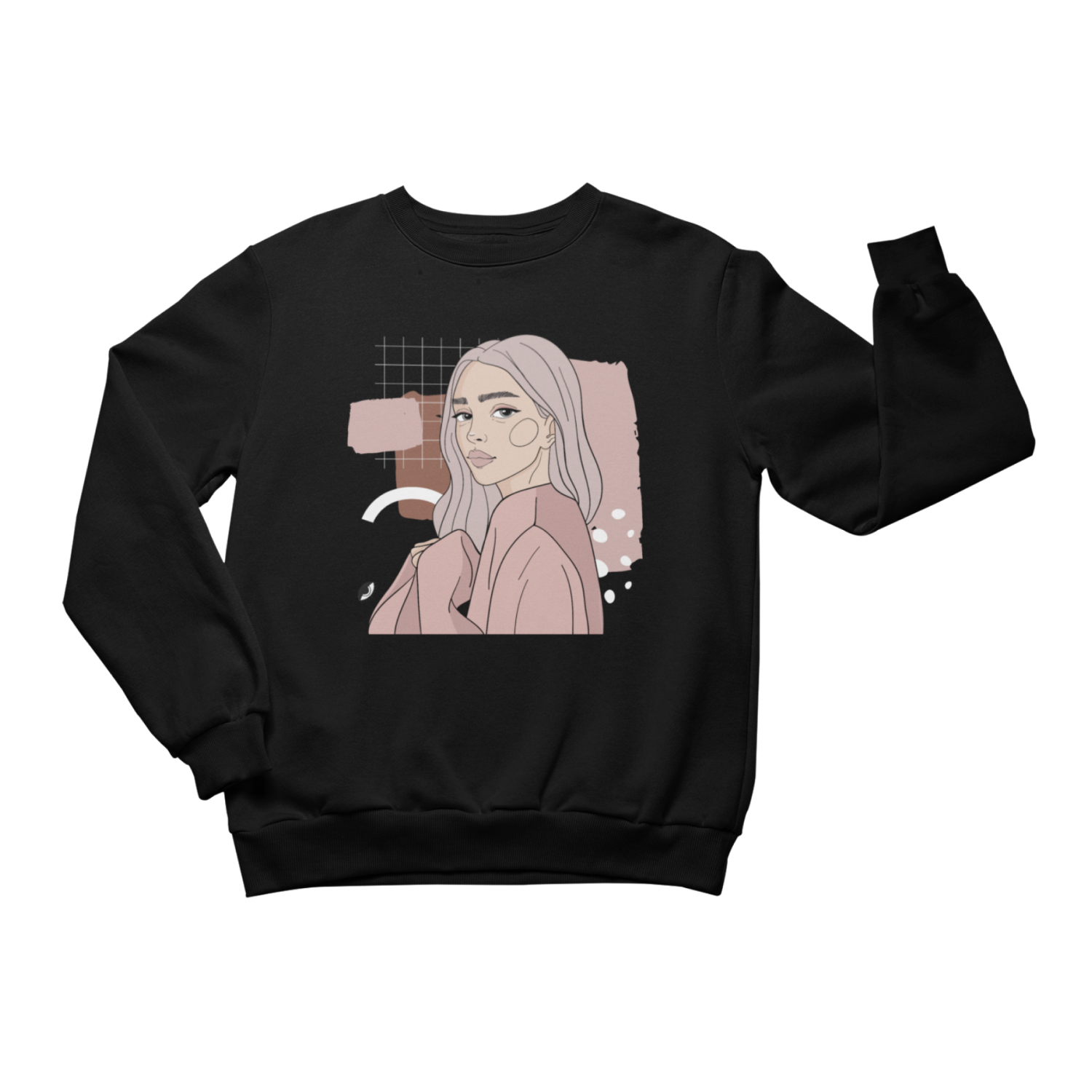 Unisex Crewneck Sweatshirt with Whisperer Illustration
