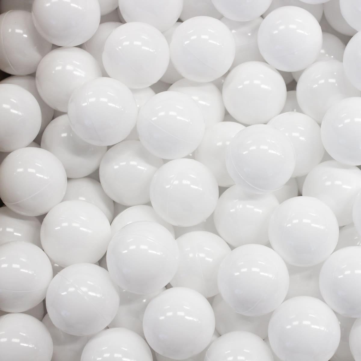 White Ball Pit Balls (Large, 500pcs)-0