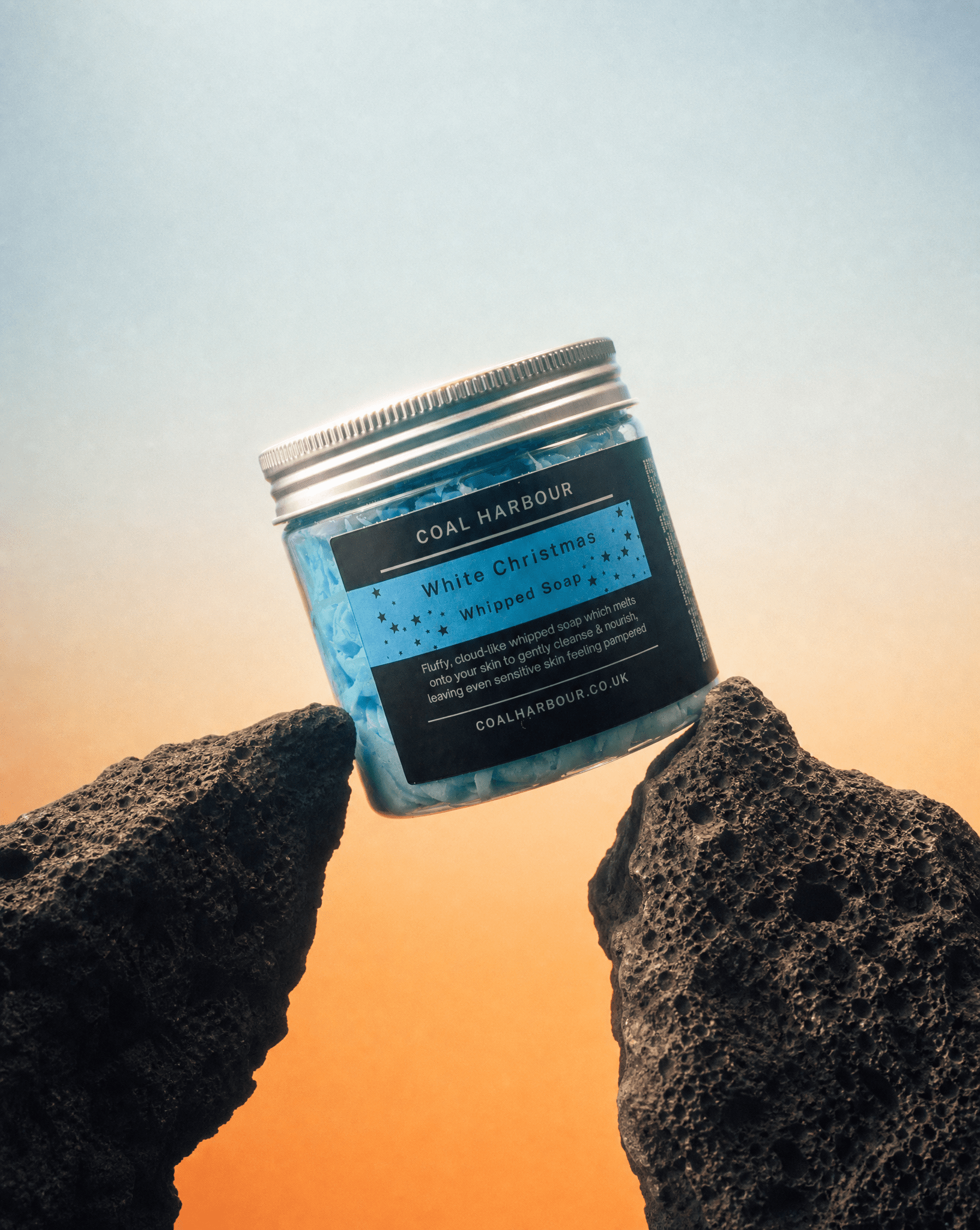 White Christmas Whipped Soap 120g