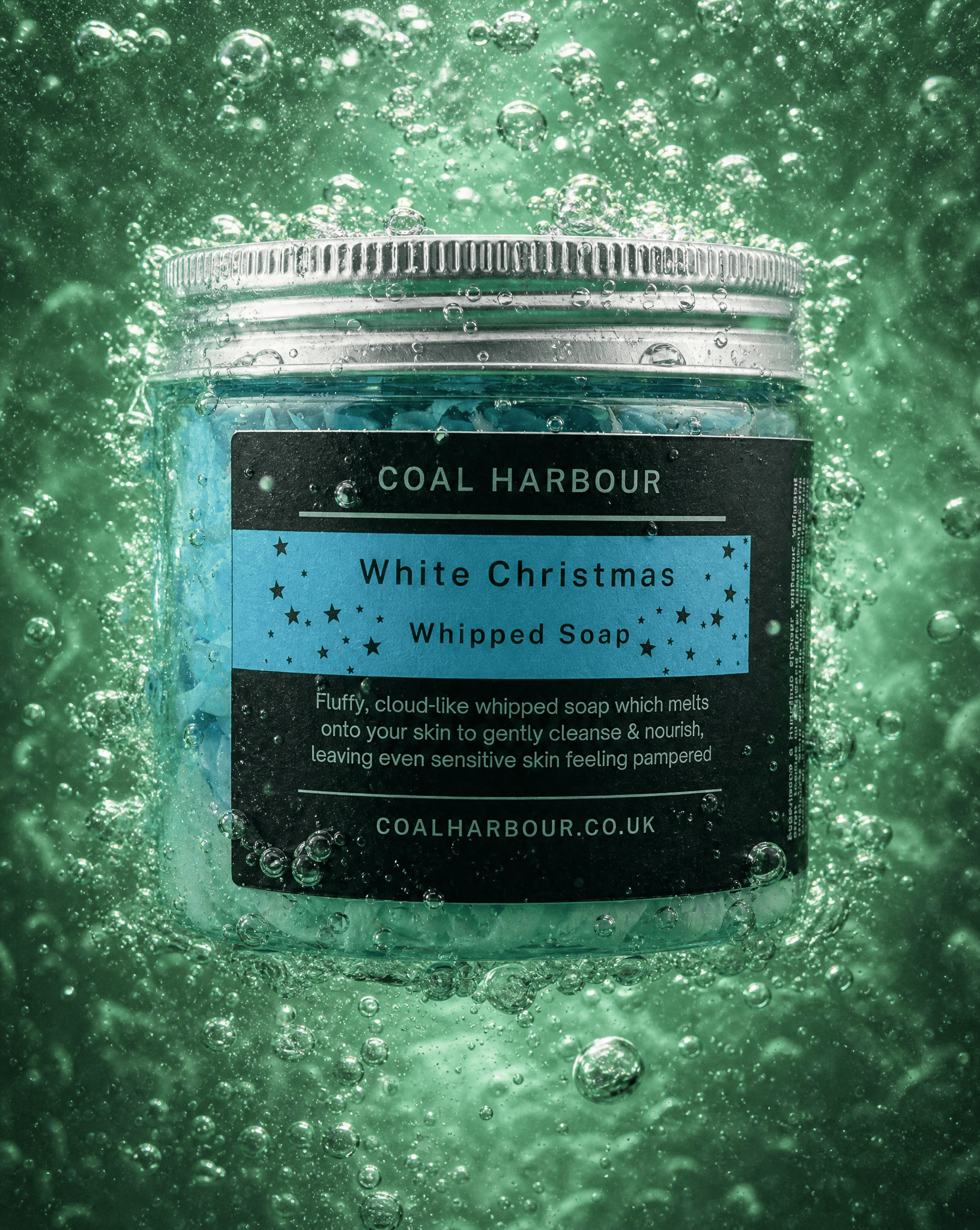 White Christmas Whipped Soap 120g