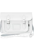 Handmade Leather Satchel - White
