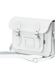 Handmade Leather Satchel - White