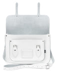 Handmade Leather Satchel - White