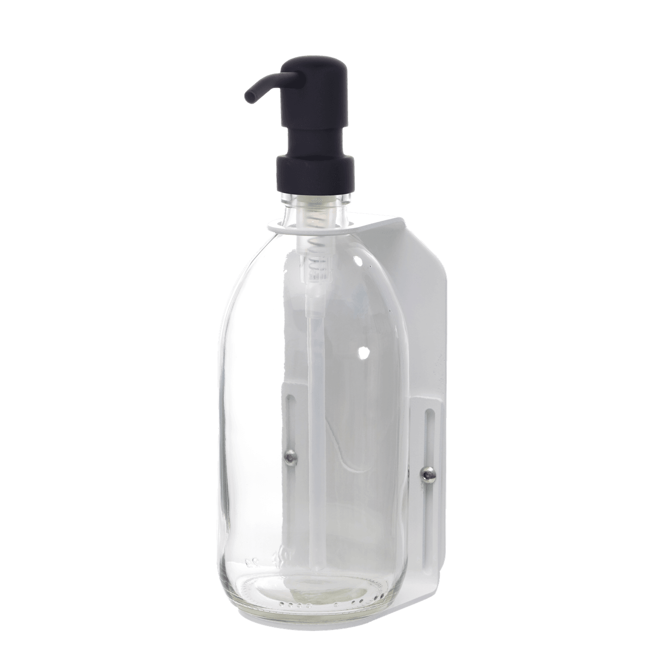 White Single  Wall Mounted Soap Dispenser-5