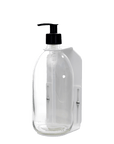 White Single  Wall Mounted Soap Dispenser