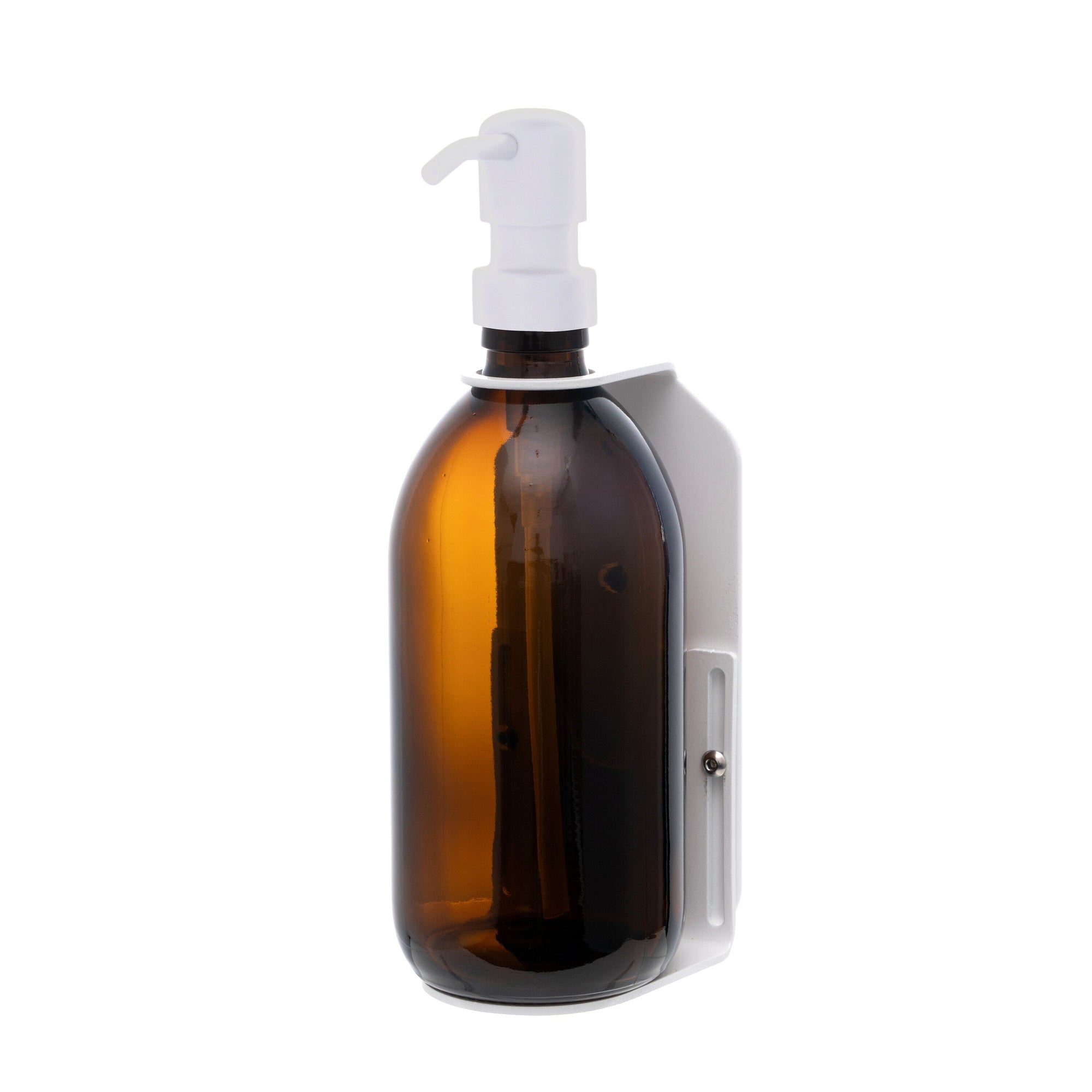 White Single  Wall Mounted Soap Dispenser-2