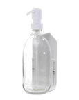 White Single  Wall Mounted Soap Dispenser