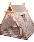 White Stars Play Tent and Play Mat-0