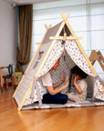 White Stars Play Tent and Play Mat-3