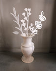 White Wooden Flower Bouquet Gift - Set of 3