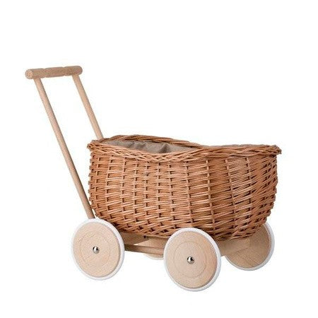 Eco Friendly Wicker Toy Trailer for Children