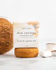 Wild Coconut Solid Shampoo Bar For All Hair Types - Vegan