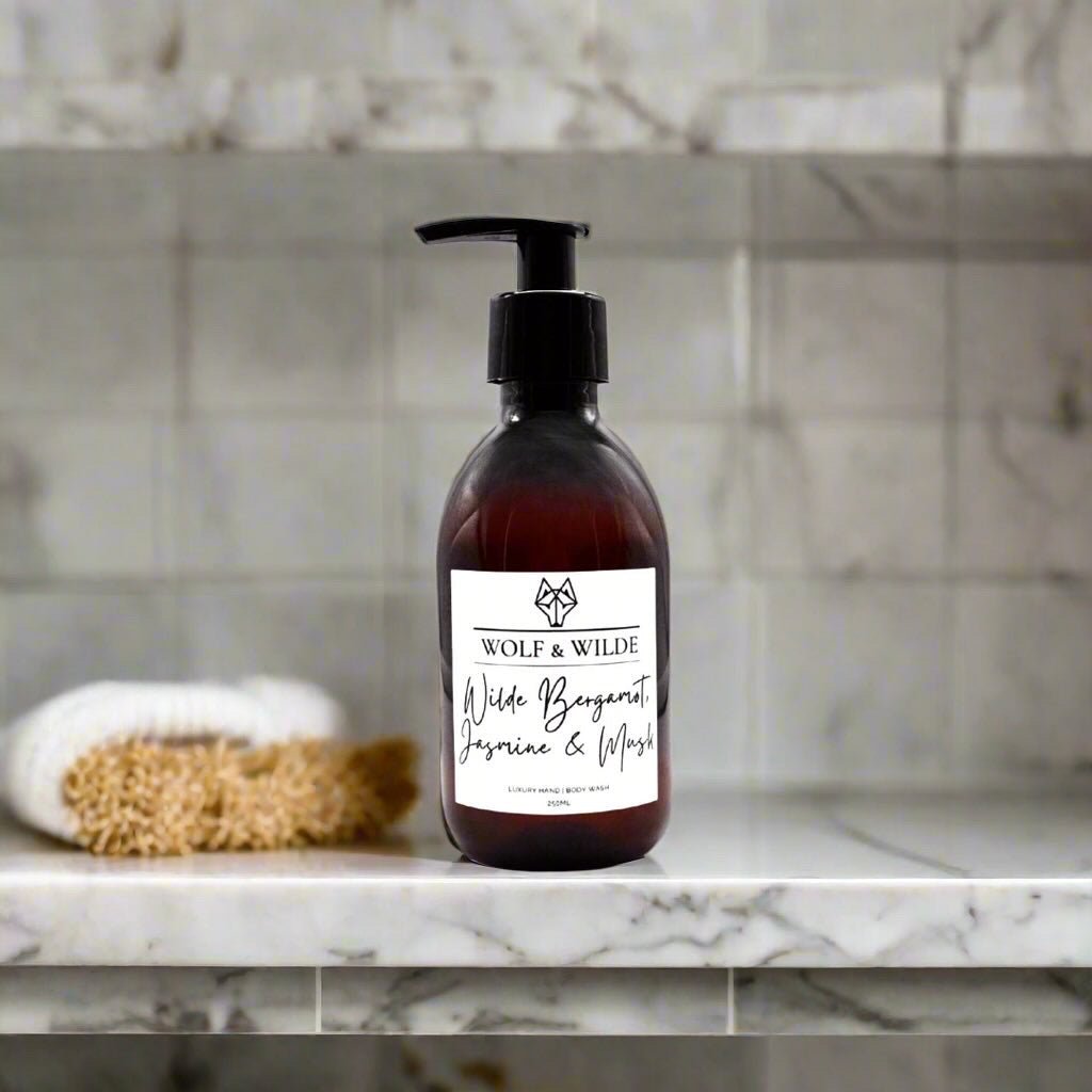 Wilde Bergamot, Jasmine & Musk Luxury 2 In 1 Liquid Soap - Hand & Body 250ML-1