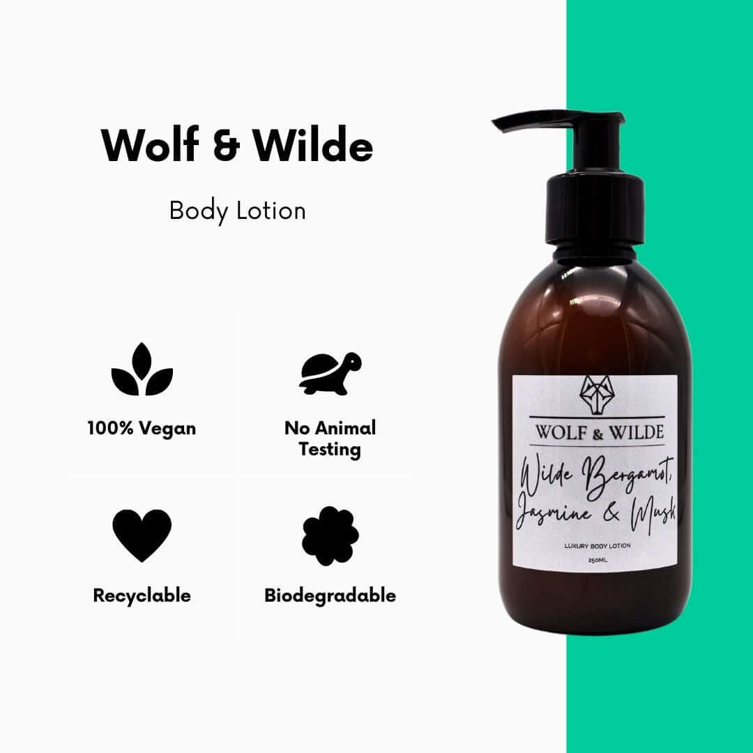 Wilde Bergamot, Jasmine &amp; Musk Luxury Body Lotion 250ML-3