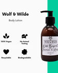 Wilde Bergamot, Jasmine & Musk Luxury Body Lotion 250ML-3