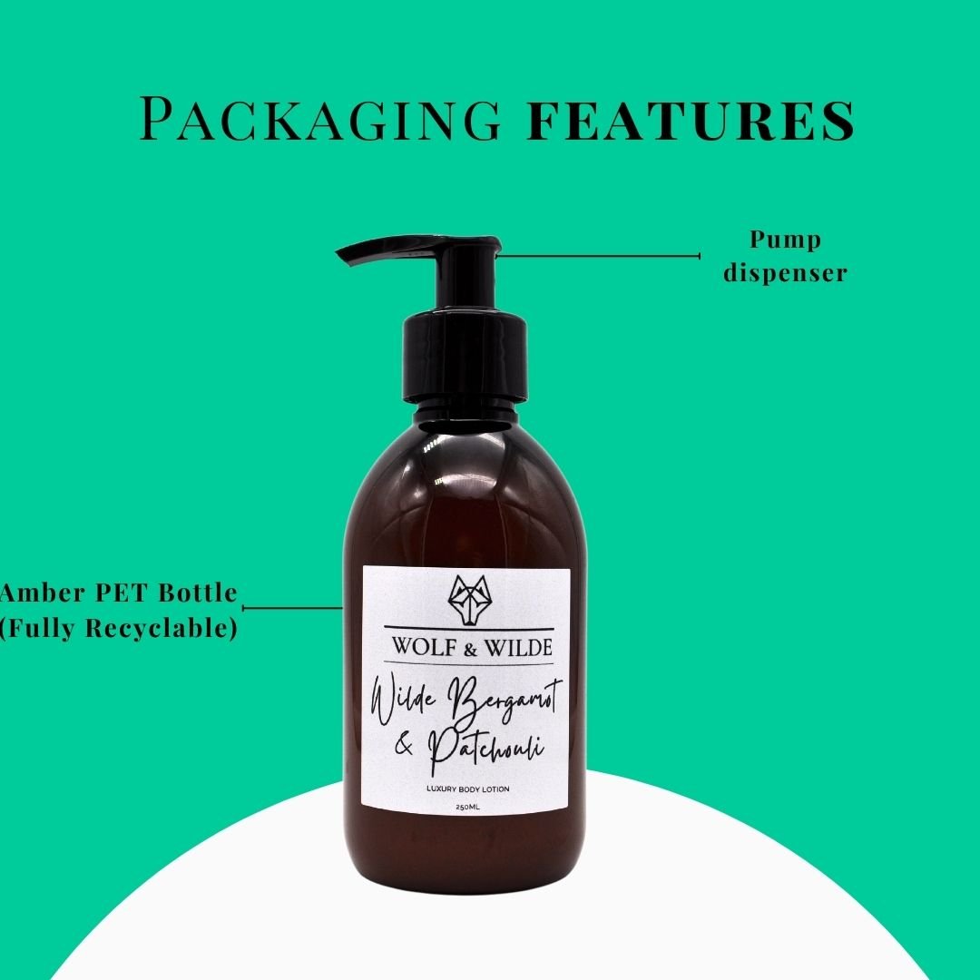Wilde Bergamot &amp; Patchouli Luxury Body Lotion 250ML-3