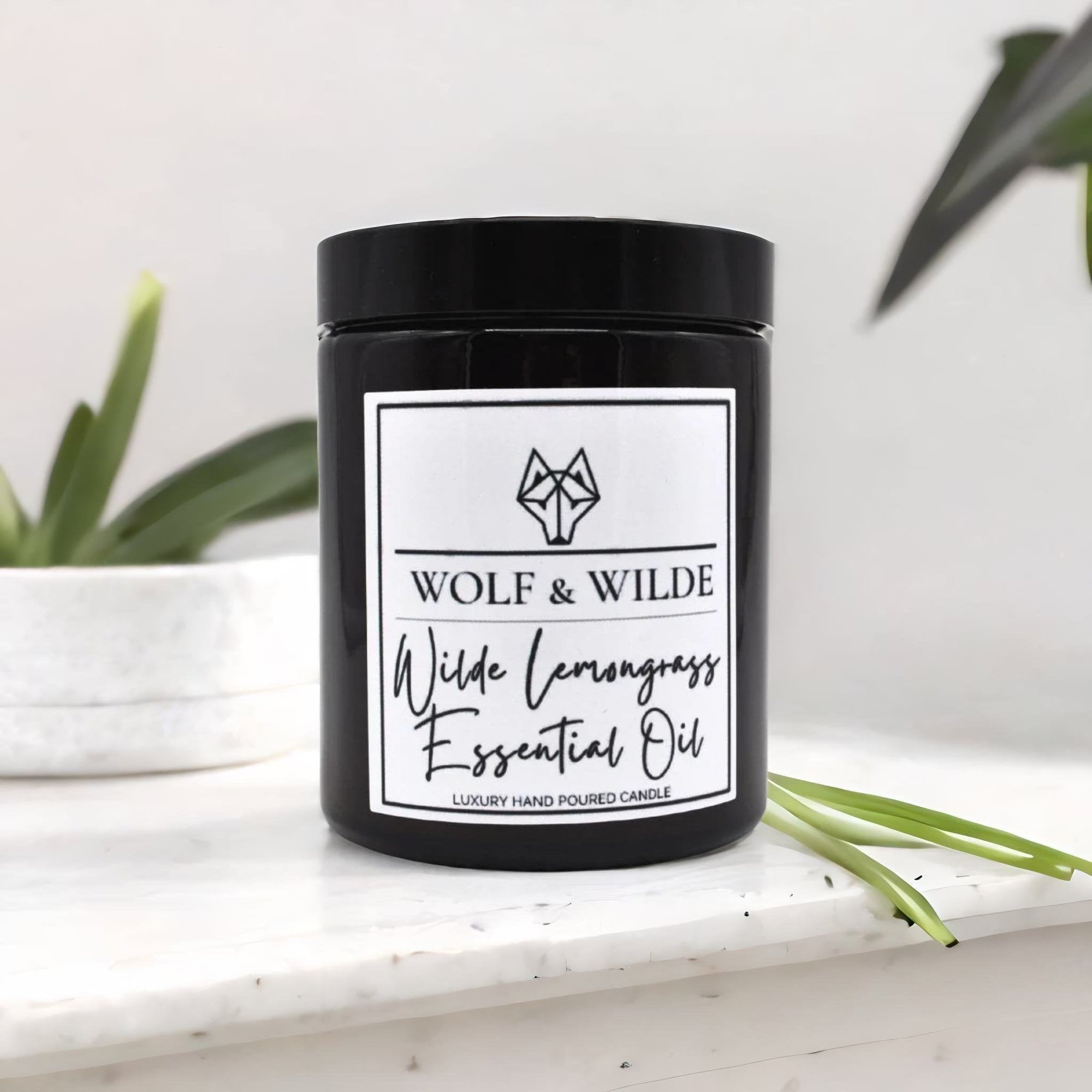Wilde Lemongrass Essential Oil Luxury Aromatherapy Scented Candle-2