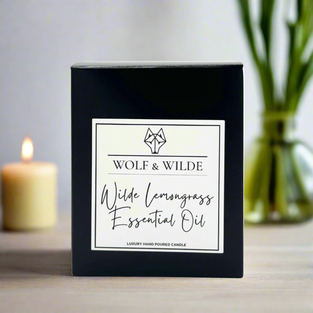 Wilde Lemongrass Essential Oil Luxury Aromatherapy Scented Candle-1