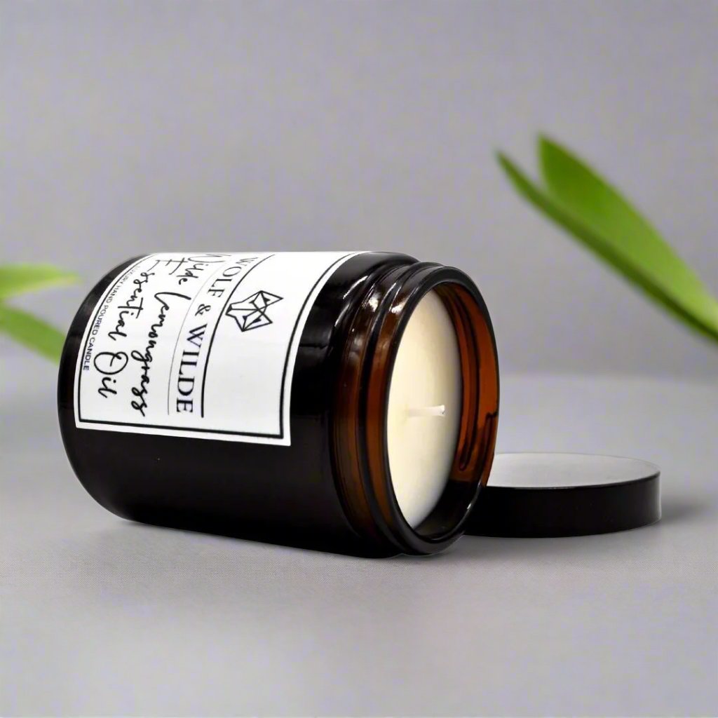 Wilde Lemongrass Essential Oil Luxury Aromatherapy Scented Candle-4