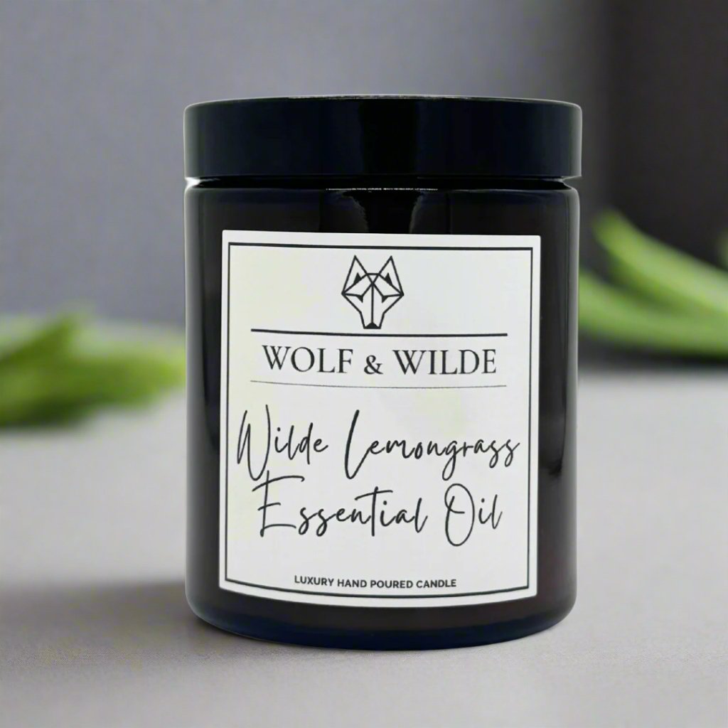 Wilde Lemongrass Essential Oil Luxury Aromatherapy Scented Candle-3