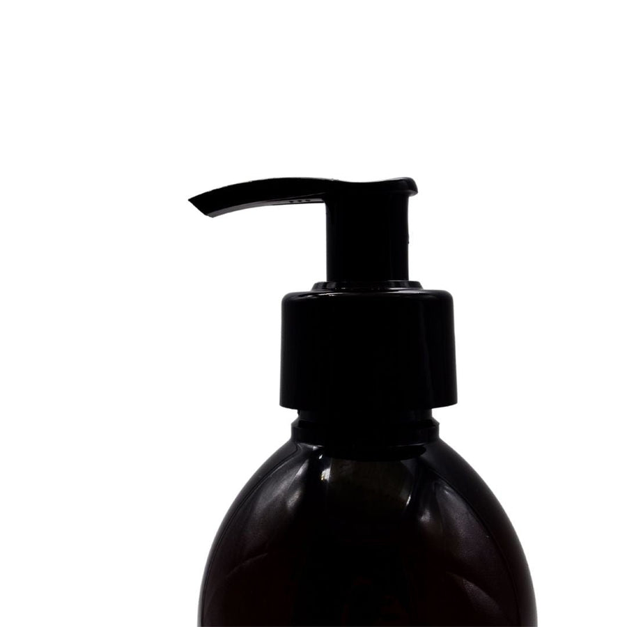 Luxury Wilde Lemongrass Ginger Body Lotion, zesty citrus grapefruit cardamom fragrance, vegan cruelty-free, 250ml amber recyclable bottle by Wolf & Wilde at brixbailey.com
