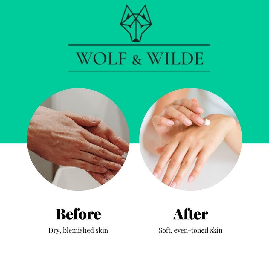 Luxury Wilde Rhubarb and Elderflower Body Lotion, premium handcrafted fragrance with rhubarb, rose, musk, vegan and cruelty-free, 250ml by Wolf & Wilde at brixbailey.com
