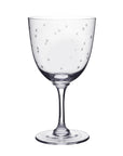 Crystal Wine Glasses with Stars Design