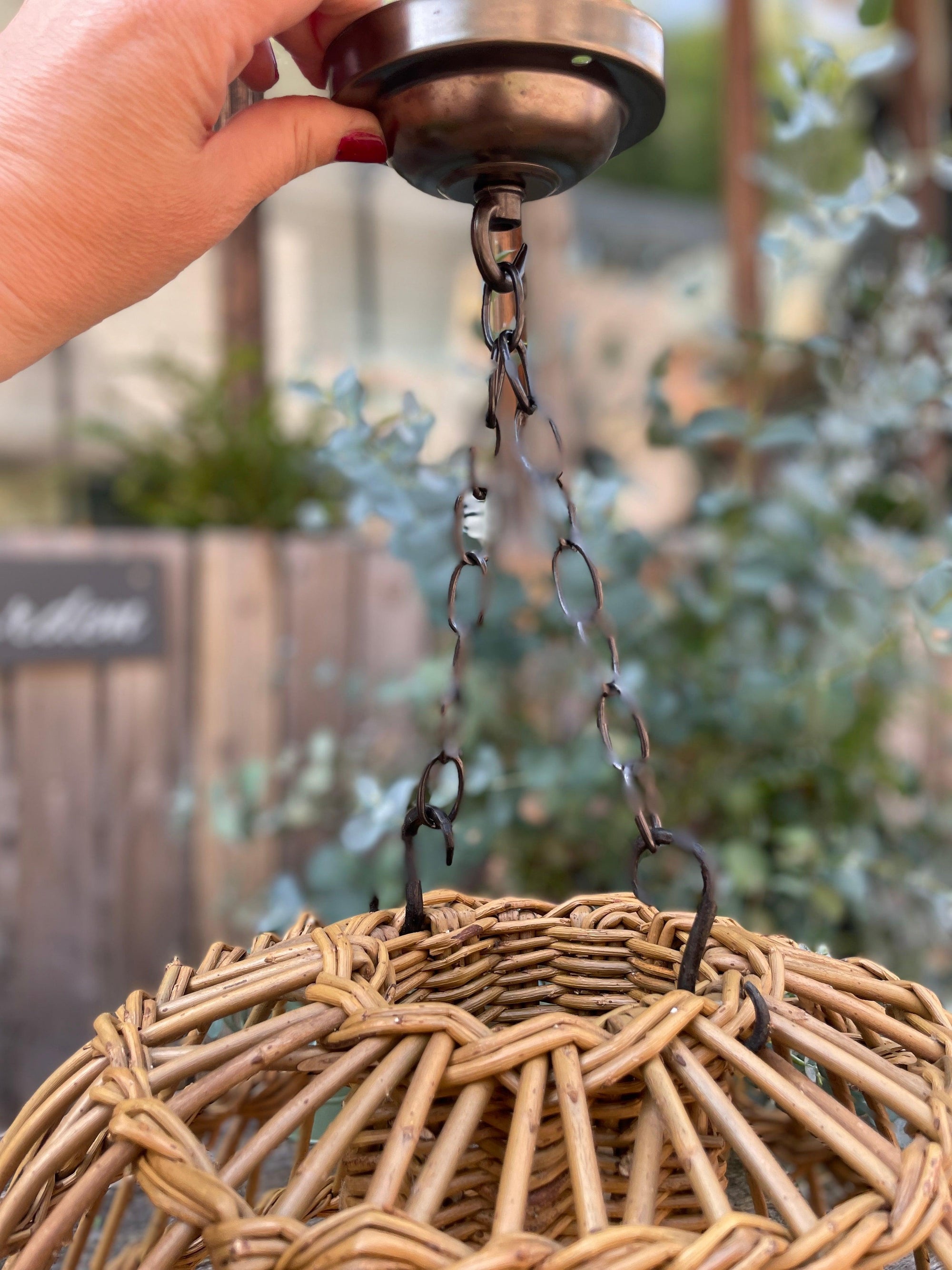 Withy Lobster Pot Pendant Shade