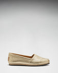 Women's Chukka Espadrilles, gold leather
