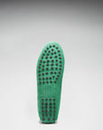 Women's Penny Driving Loafers, emerald embossed suede