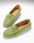 Women's Penny Driving Loafers, olive green