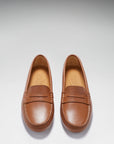 Women's Penny Driving Loafers, tan leather